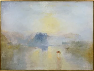 Norham Castle, soluppgång